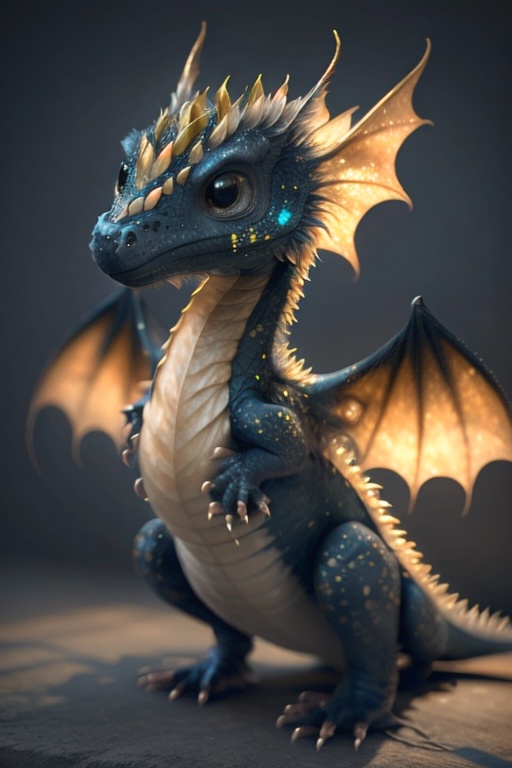 dragon,  dragon cute,  wings on Tensor.Art