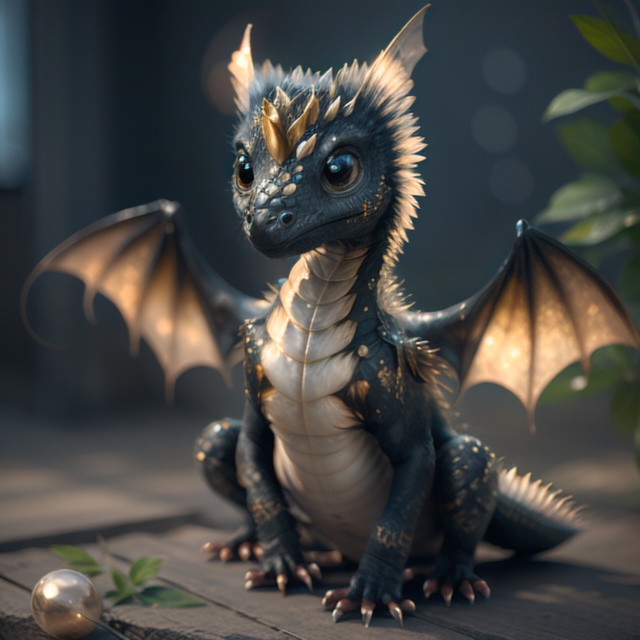 dragon,  dragon cute,  wings on Tensor.Art