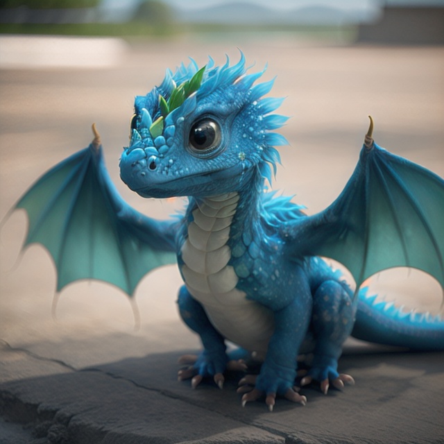 dragon,  dragon cute,  wings on Tensor.Art