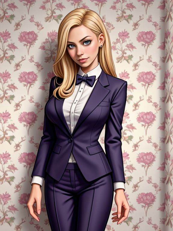 (( official wallpaper style))Jenny_McSloot,  formal wear outfit on Tensor.Art