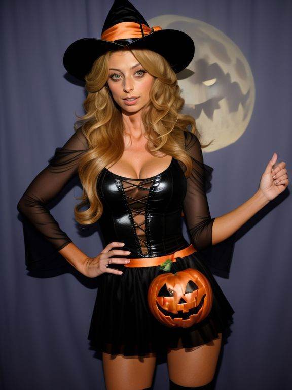 [Aly Michalka|Farrah Fawcett] Halloween Costume on Tensor.Art