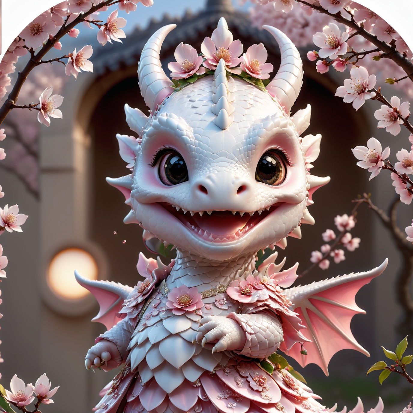 portrait of cute dragon,  (singing pose),  high quality on Tensor.Art