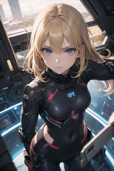 1 european woman in combat clothes,  detailed beautiful face,  blonde hair on Tensor.Art