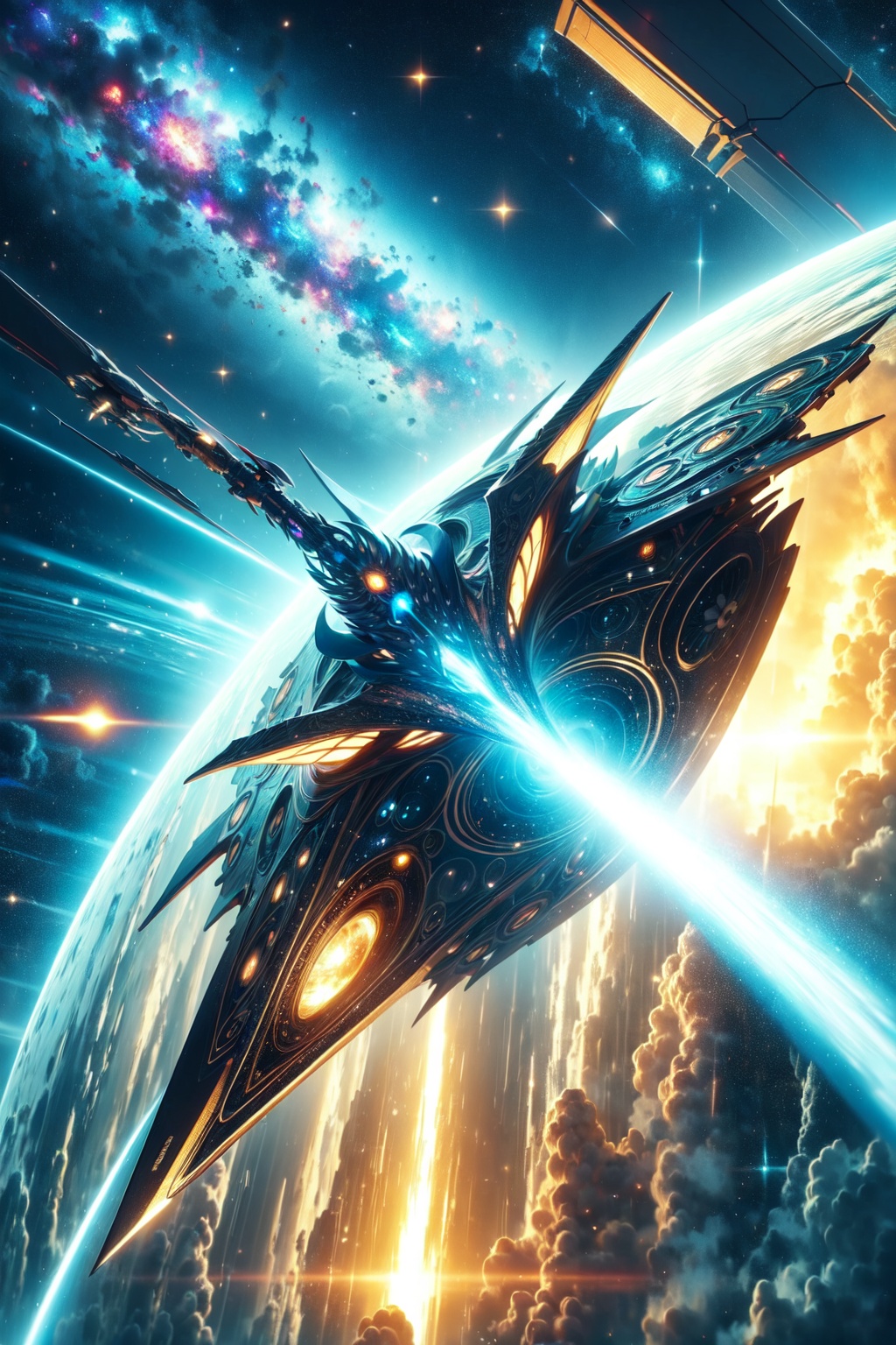 spaceship ,  galaxy on Tensor.Art