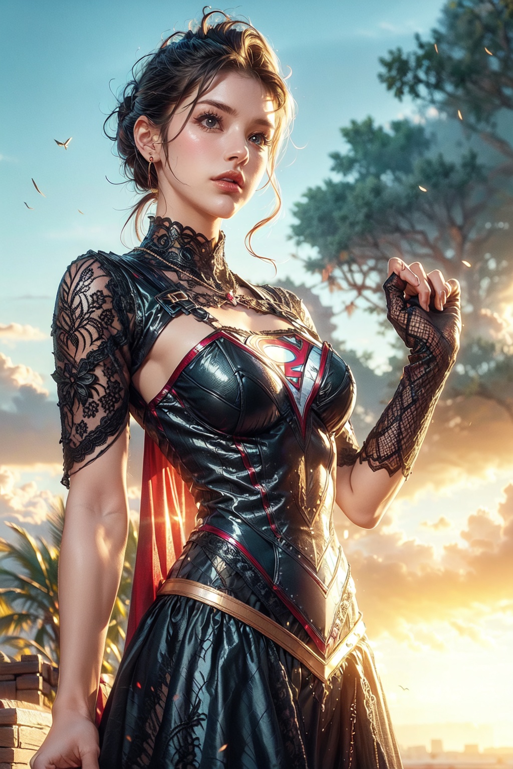 lace_trim,  |supergirl|,  shibari on Tensor.Art
