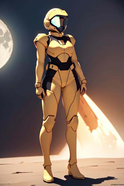 (full body,  a woman standing the moon),  beautiful eyes on Tensor.Art