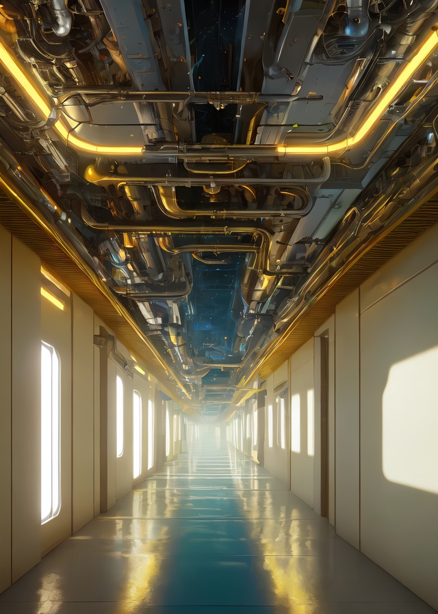 backroom,  liminal space,  uploaded artstation on Tensor.Art