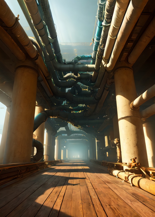 backroom,  liminal space,  uploaded artstation on Tensor.Art