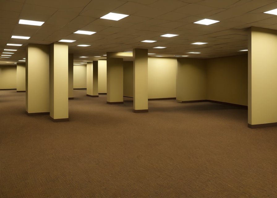 backroom,  liminal space,  Level-0 on Tensor.Art