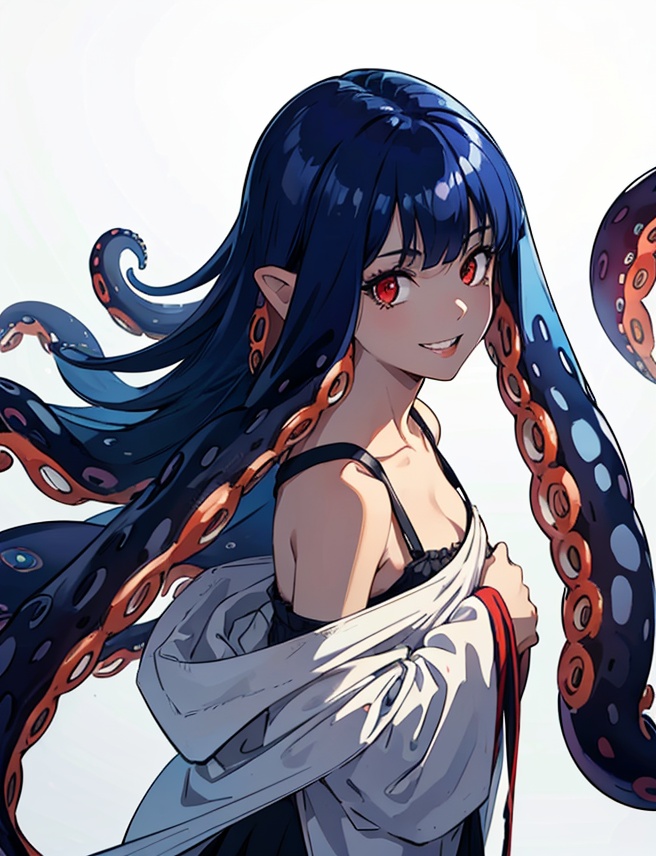 solo,  long hair,  looking at viewer on Tensor.Art
