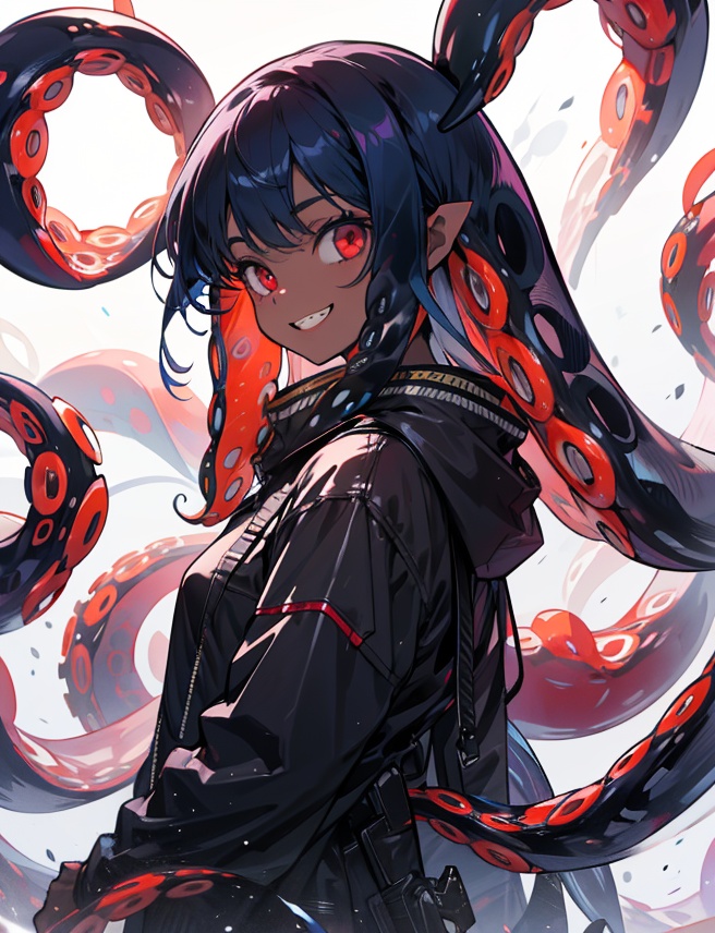 solo,  long hair,  looking at viewer on Tensor.Art