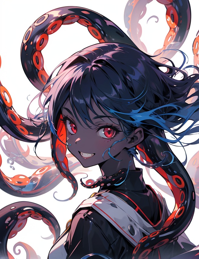 solo,  long hair,  looking at viewer on Tensor.Art