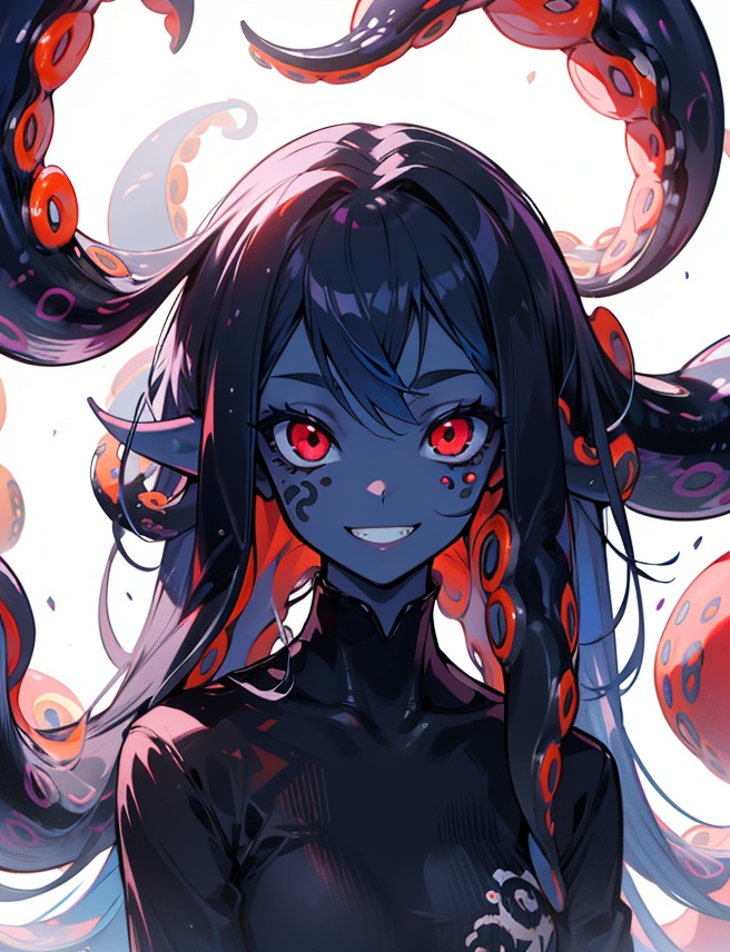 solo,  long hair,  looking at viewer on Tensor.Art