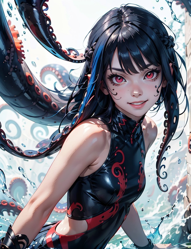 solo,  long hair,  looking at viewer on Tensor.Art