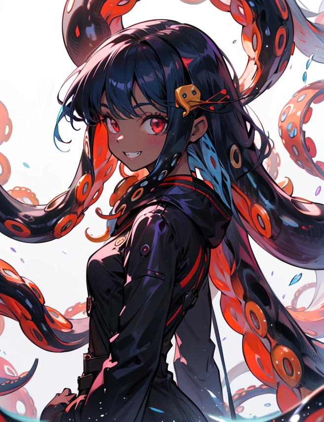 solo,  long hair,  looking at viewer on Tensor.Art