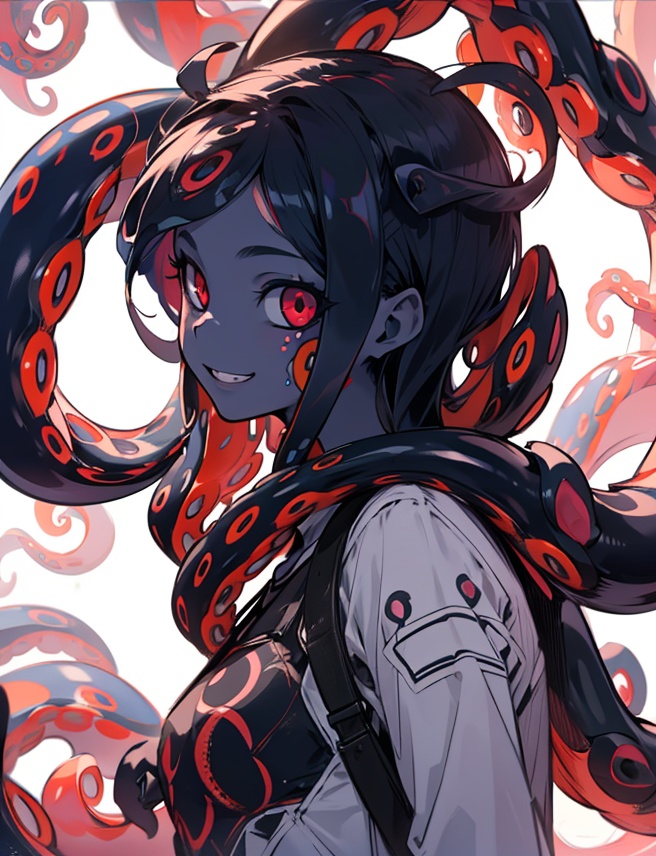 solo,  long hair,  looking at viewer on Tensor.Art