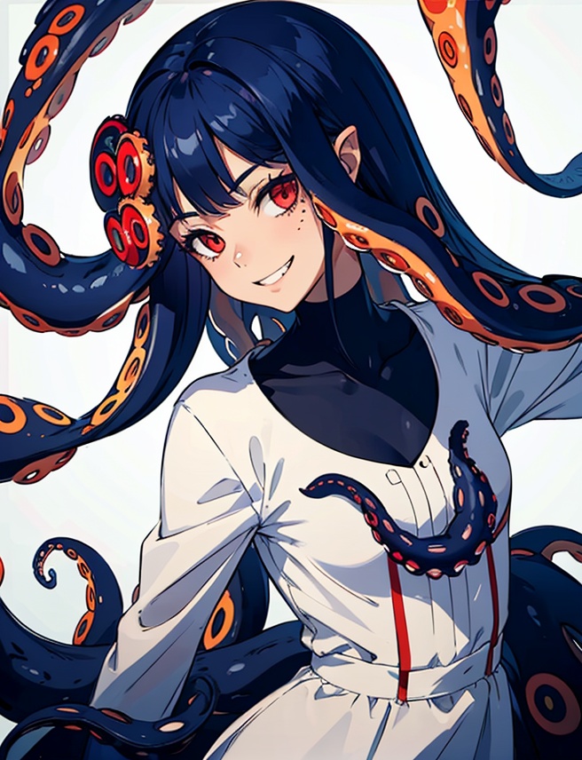 solo,  long hair,  looking at viewer on Tensor.Art