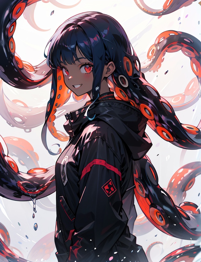 solo,  long hair,  looking at viewer on Tensor.Art