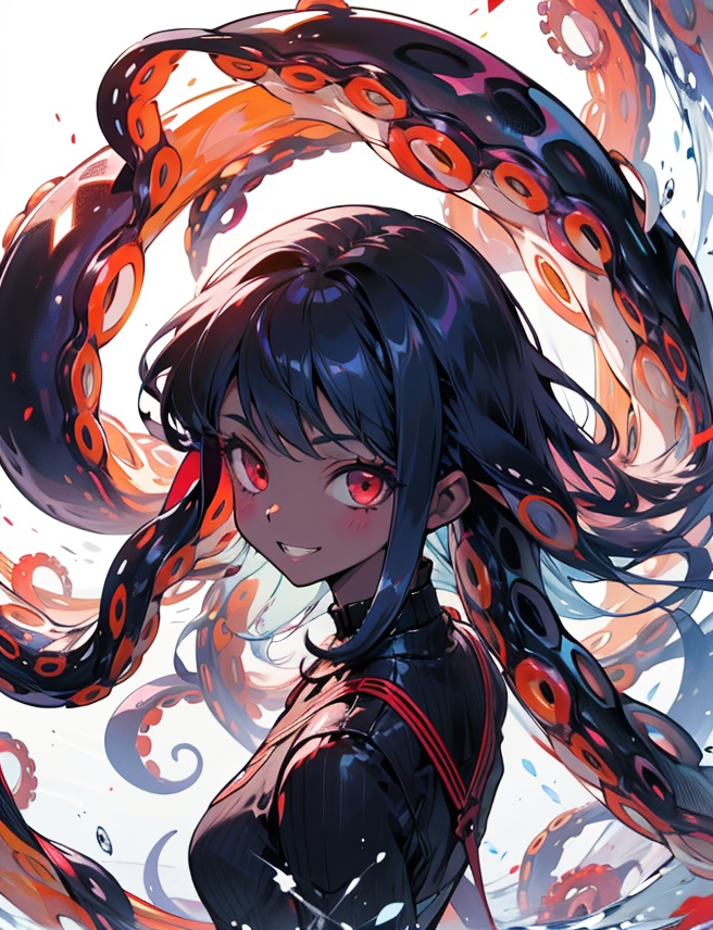 solo,  long hair,  looking at viewer on Tensor.Art
