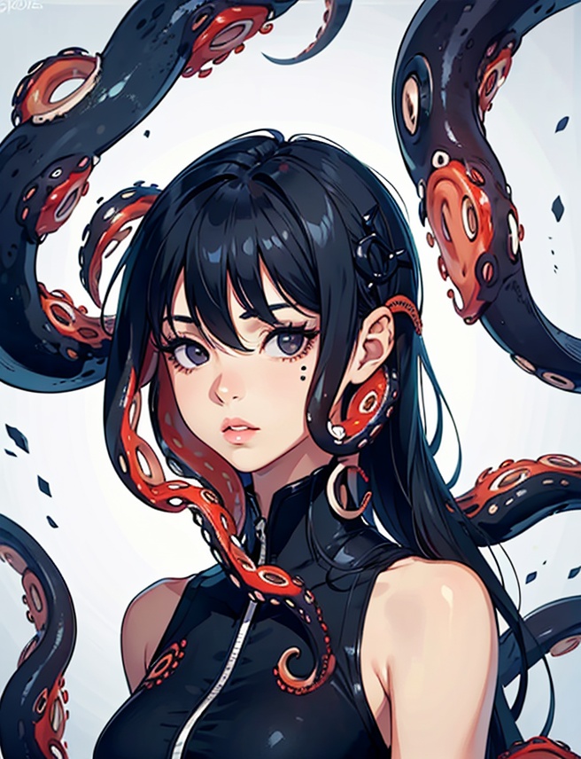 1girl,  solo,  long hair on Tensor.Art