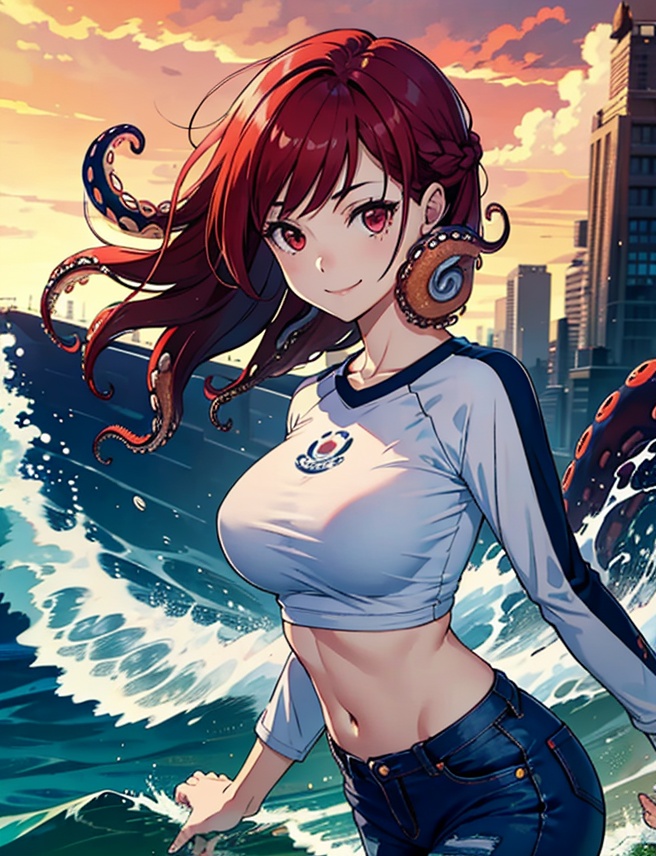 1girl,  solo,  long hair on Tensor.Art