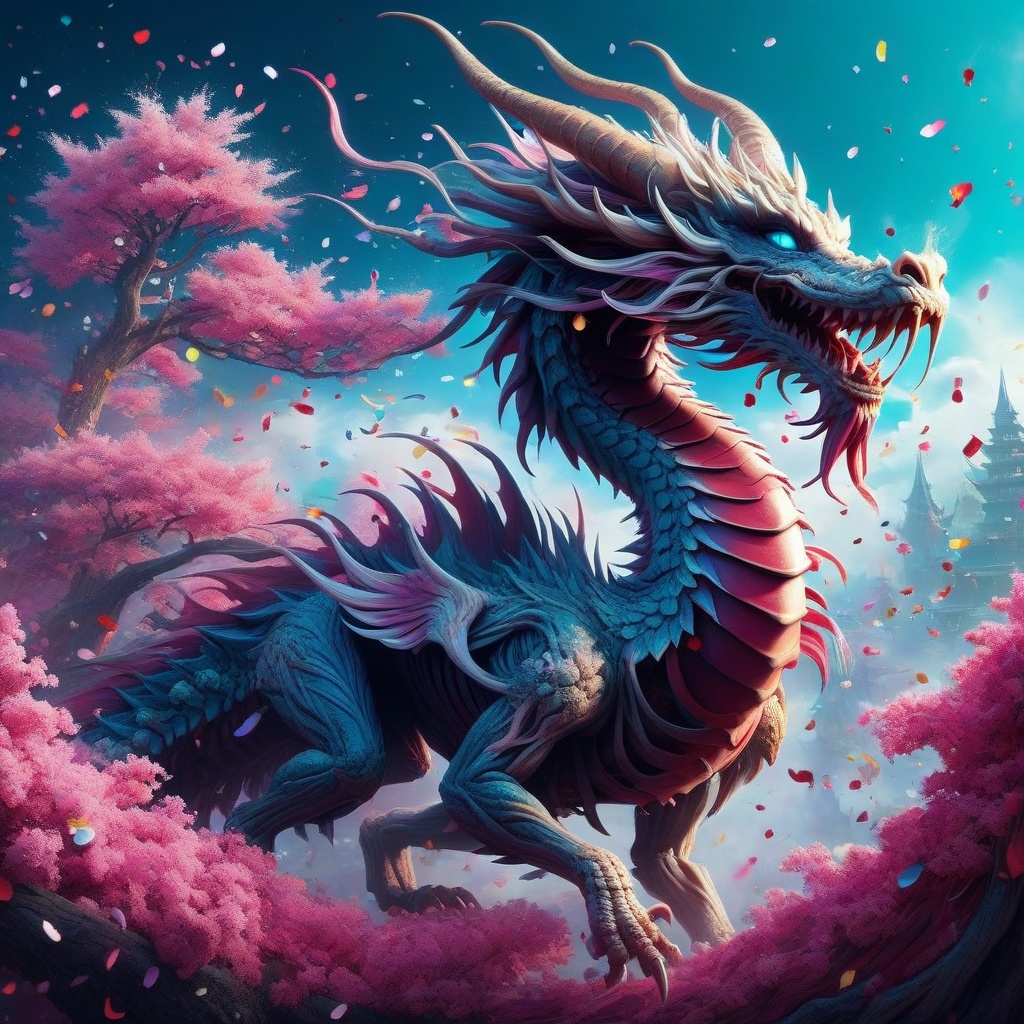 in dreamy soft hues,  aesthetic fantasycore art,  "cute adorable confetti cloud chinese-dragon,  confetti falling" fairytale concept art,  by Alberto Seveso,  Cyril Rolando,  Dan Mumford,  Carne Griffiths,  Meaningful Visual Art,  Detailed Strange Painting,  Digital Illustration,  Unreal Engine 5,  32k maximalist,  hyperdetailed fantasy art,  3d digital art,  sharp focus,  masterpiece,  fine art,  impossible dream, DracolichXL24,<lora:EMS-280852-EMS:0.800000>