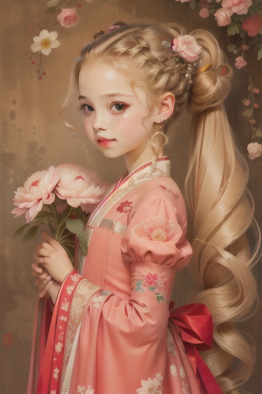 Master piece,  high quality,  a cute girl on Tensor.Art
