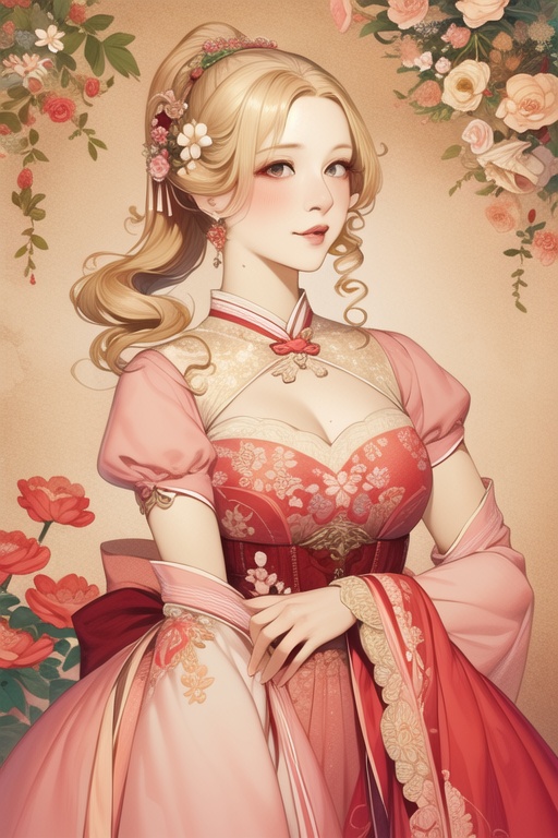 Master piece,  high quality,  a cute girl on Tensor.Art