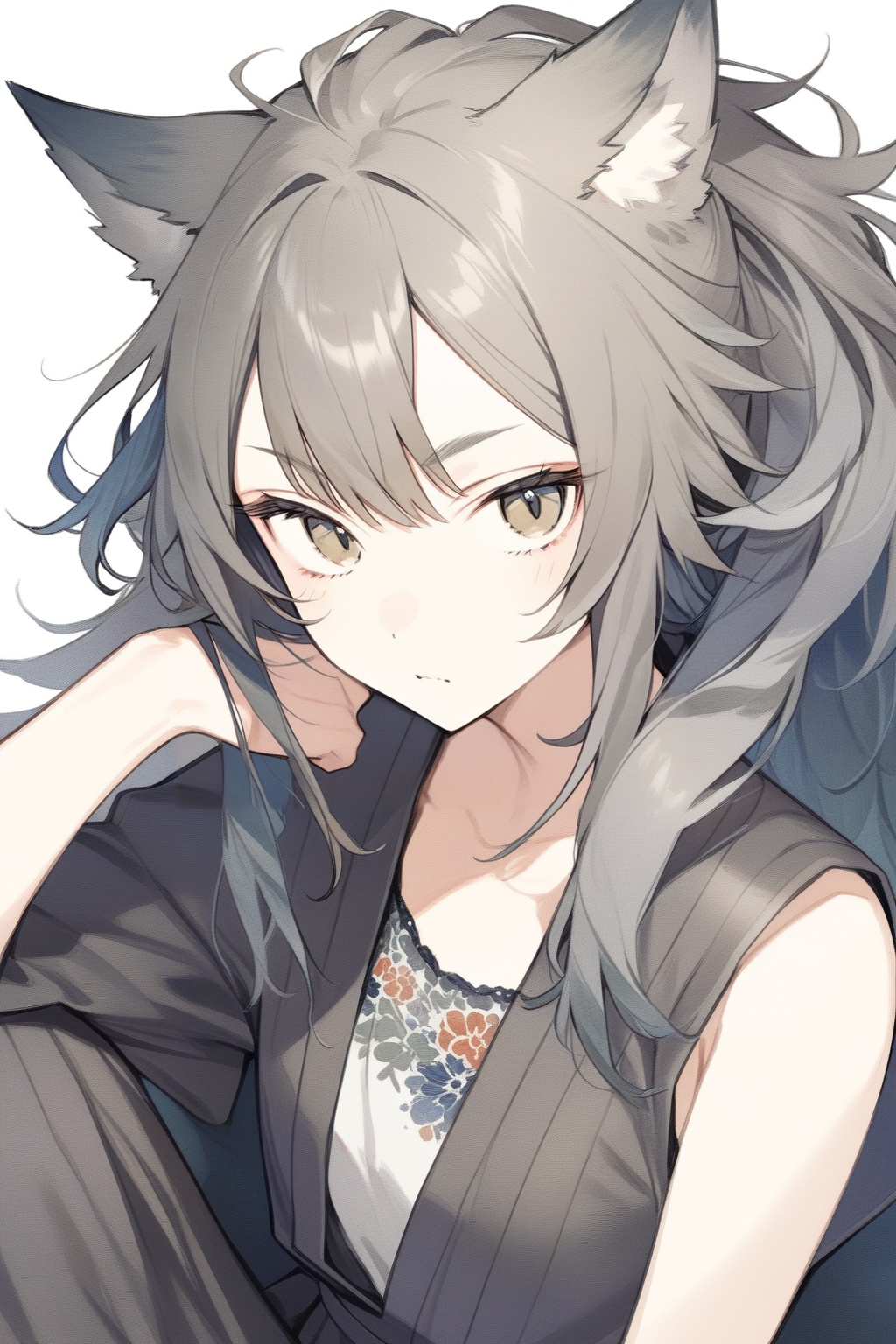 1girl,  furry girl,  wolf girl on Tensor.Art