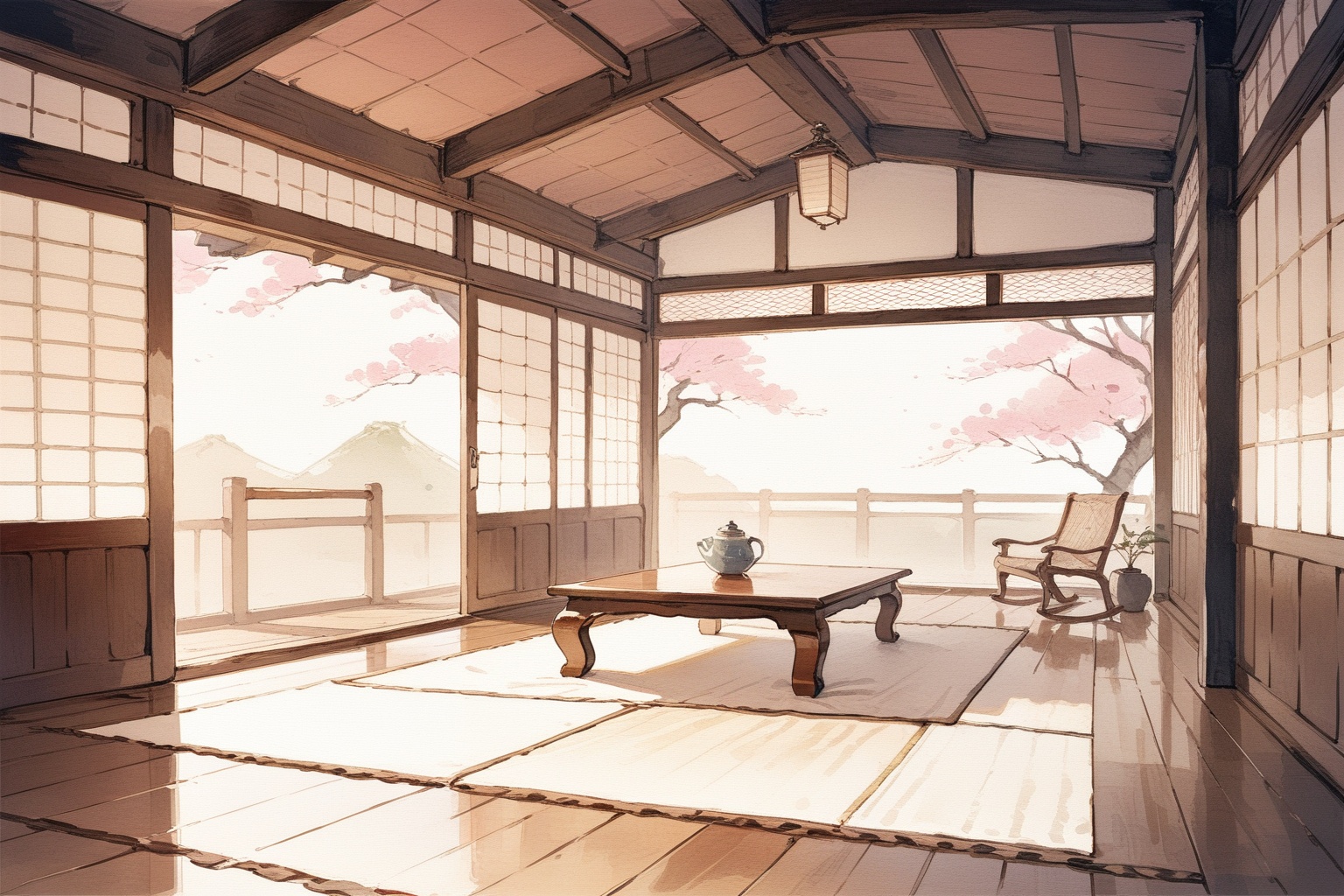 empty japanese roommasterpiece,  best quality,  aesthetic on Tensor.Art