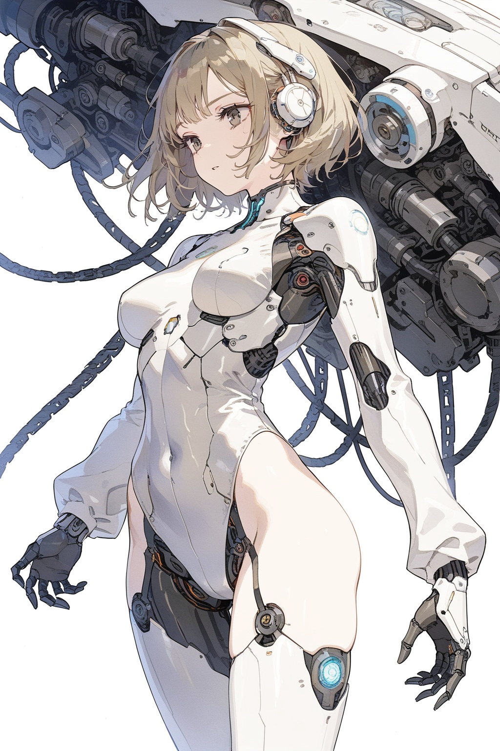 mechanical girl,  cyborg,  masterpiece on Tensor.Art