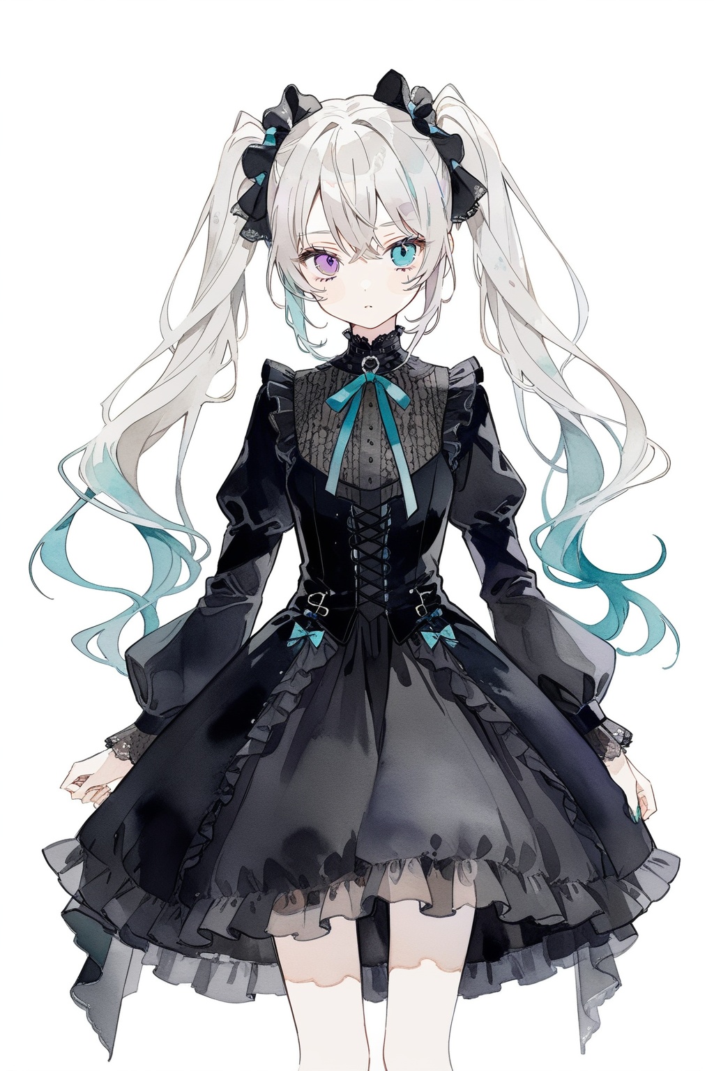 1girl,  solo,  (25-ji miku on Tensor.Art