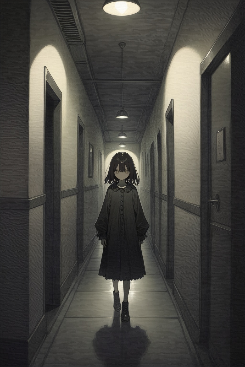 1girl,  Creepy,  horror on Tensor.Art