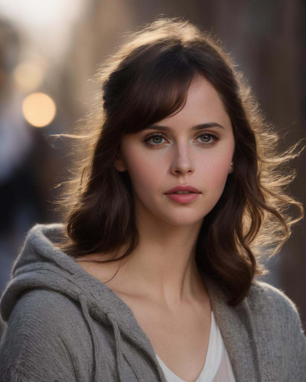 felicity_jones,  sweater,  hoodie on Tensor.Art