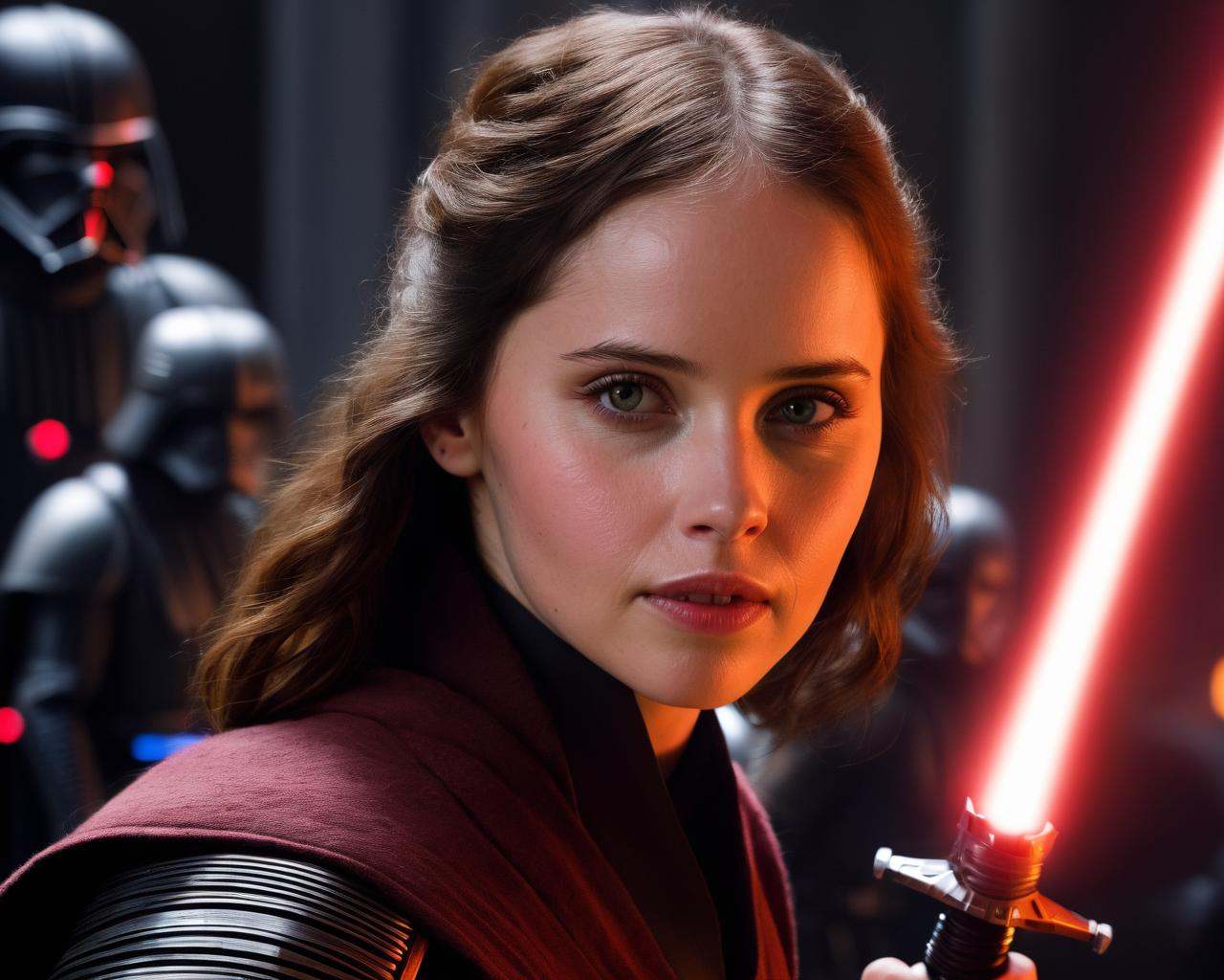 felicity_jones,  a jedi,  star wars on Tensor.Art
