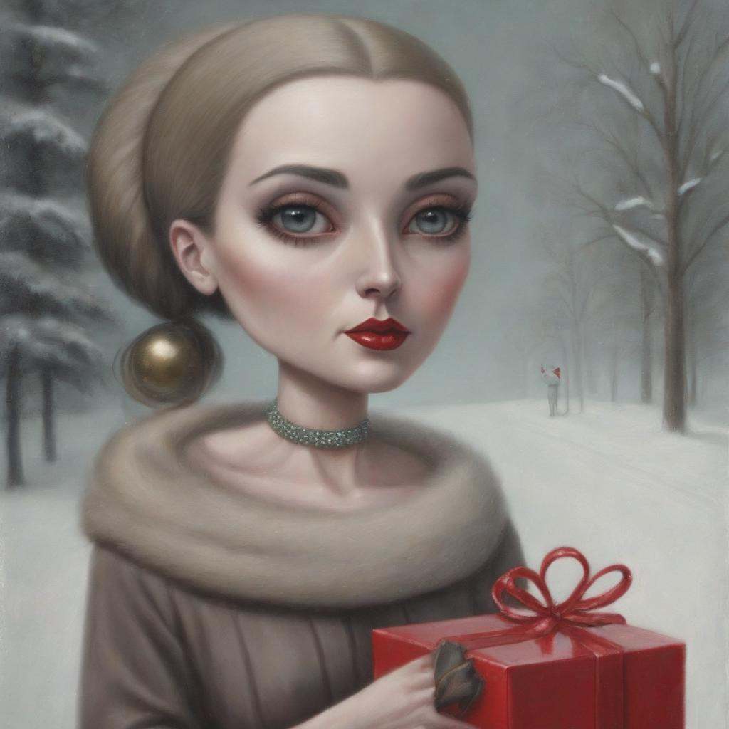 1girl,  solo,  wearing santa claus outfit on Tensor.Art