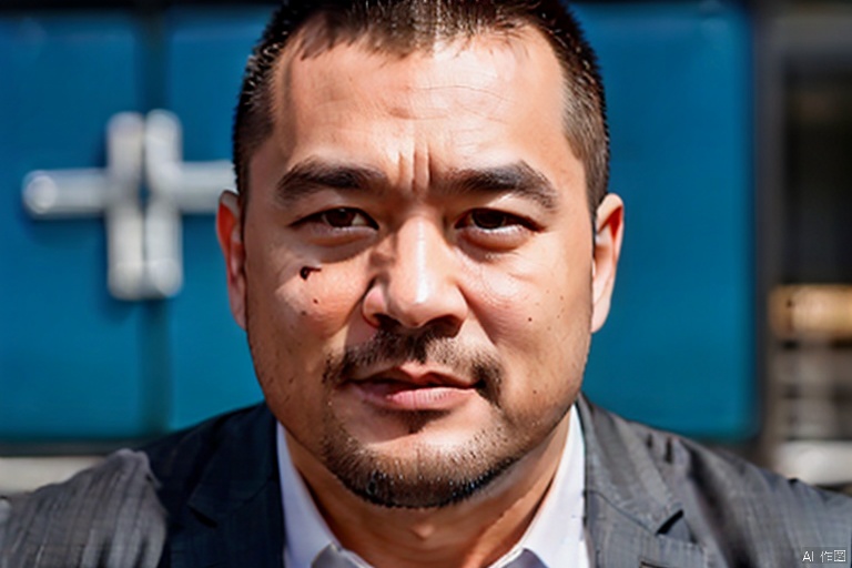 Asian,The most perfect image of a middle-aged man. Bronzed skin, lean muscles bulging, curved, face is even more raw, thick eyebrows, big eyes, nose and straight mouth, long hair is somewhat bohemian, and the cyan stubble adds a bit of manly charm. Wear a suit, naked,yong, realism