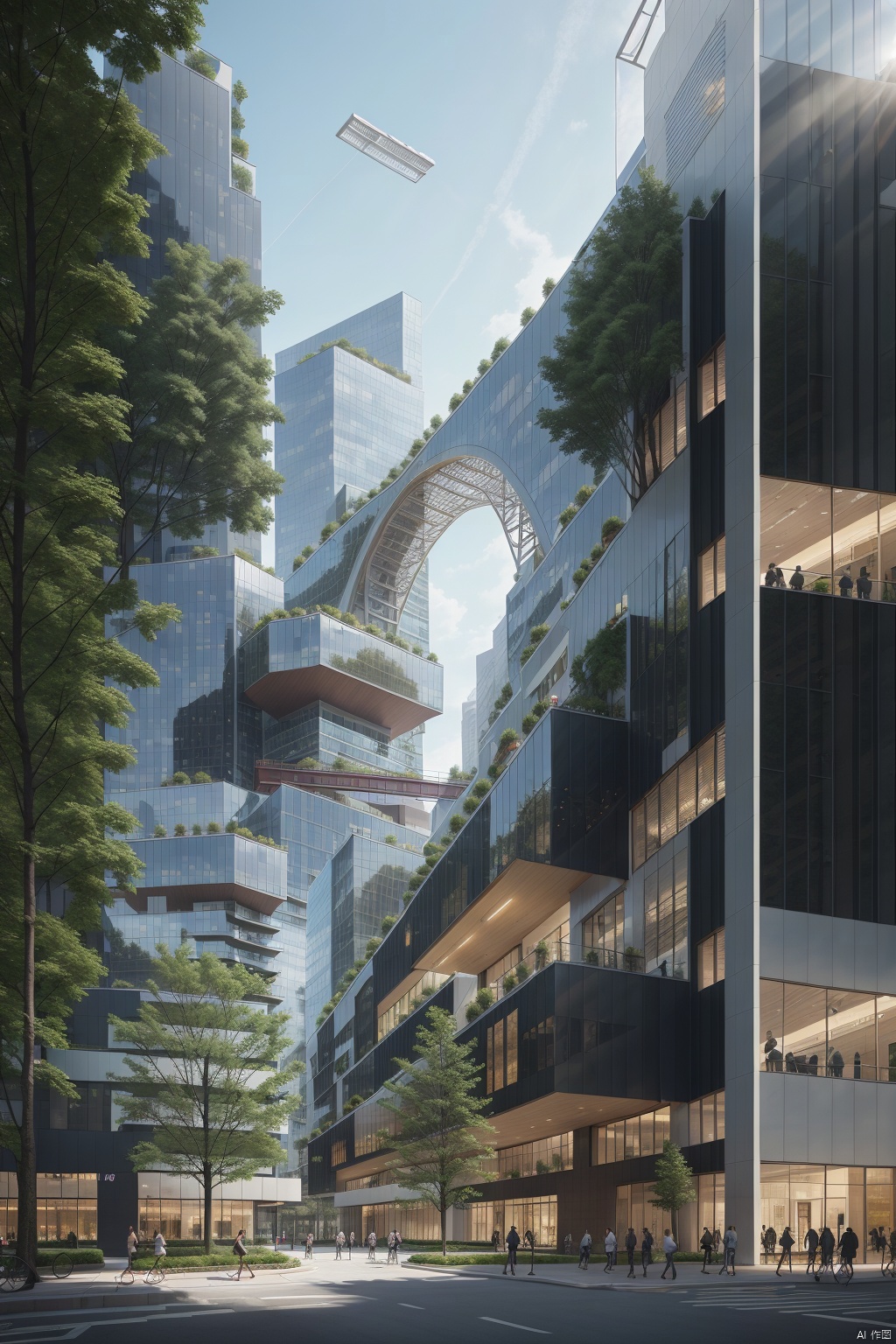  MIR, ArchModern,Commercial, Museum, Outdoor,OfficeBuilding，Landscape，Sports Center，Arc landscape，Trestle，Super high-rise