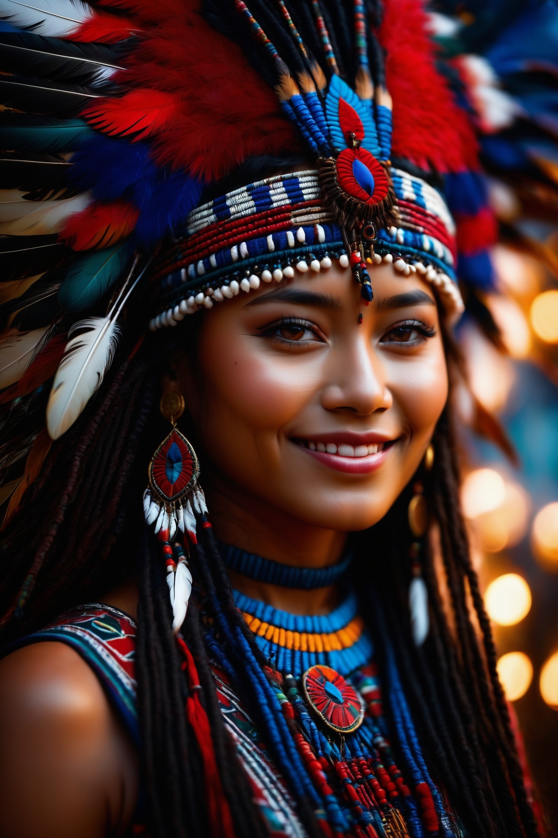 ultra-detailed,  ,  indigenous girl on Tensor.Art