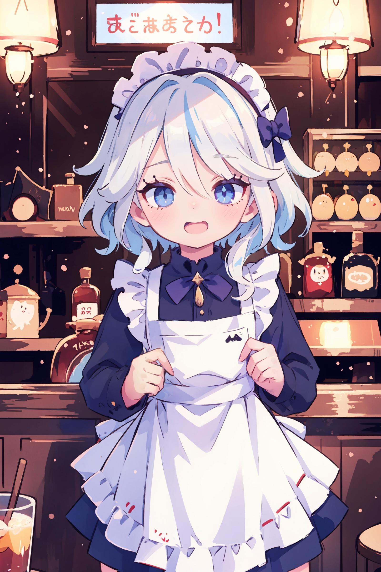 1girl,  furina \(genshin impact\),  heterochromia on Tensor.Art
