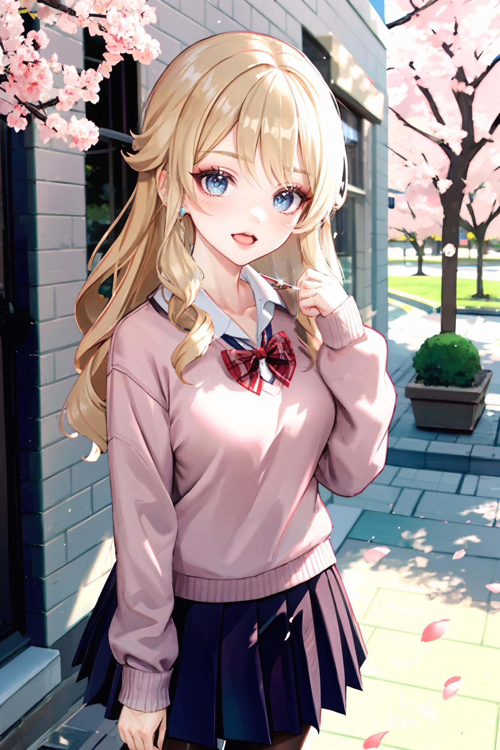 1girl,  navia \(genshin impact\),  solo on Tensor.Art