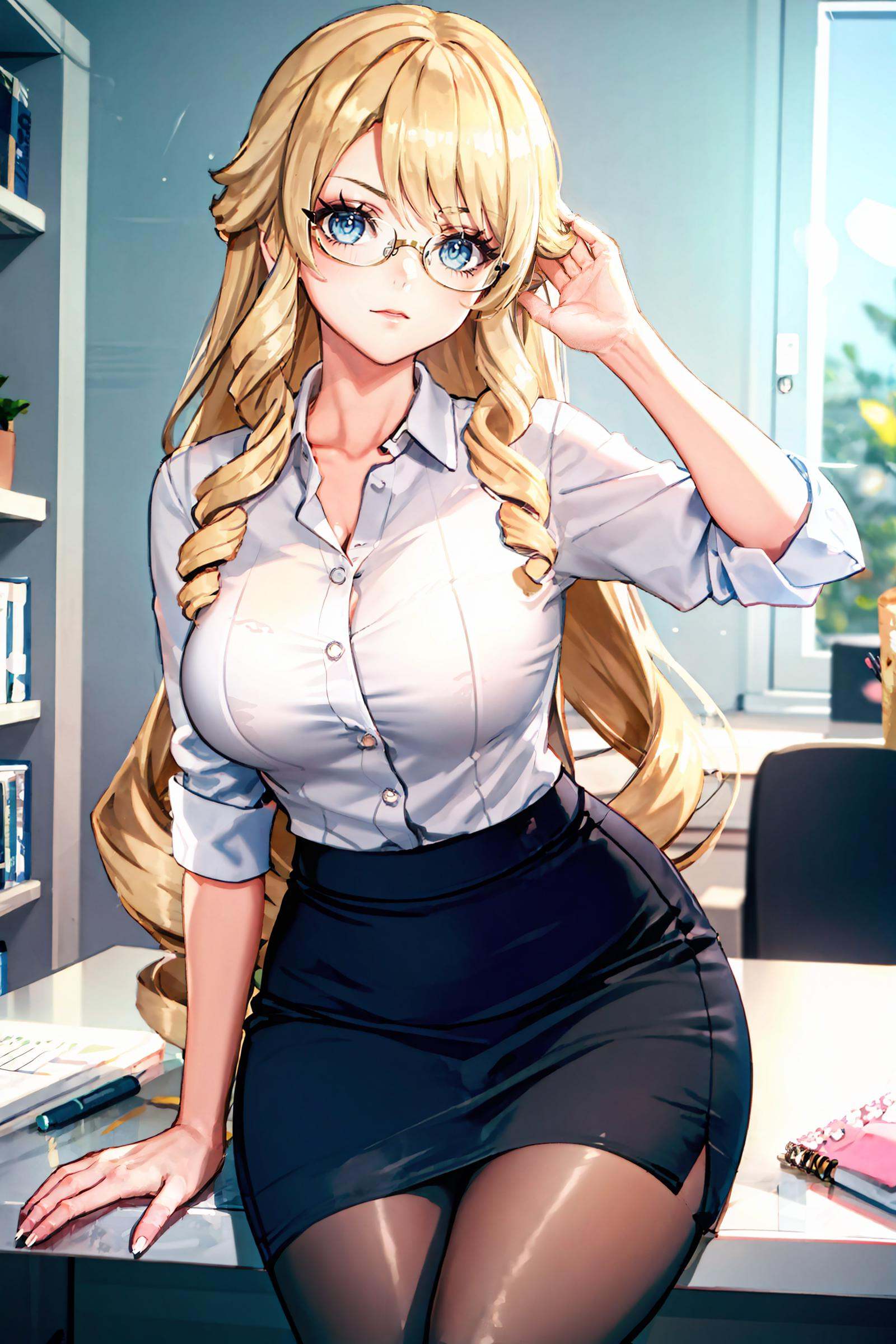 1girl,  navia \(genshin impact\),  solo on Tensor.Art
