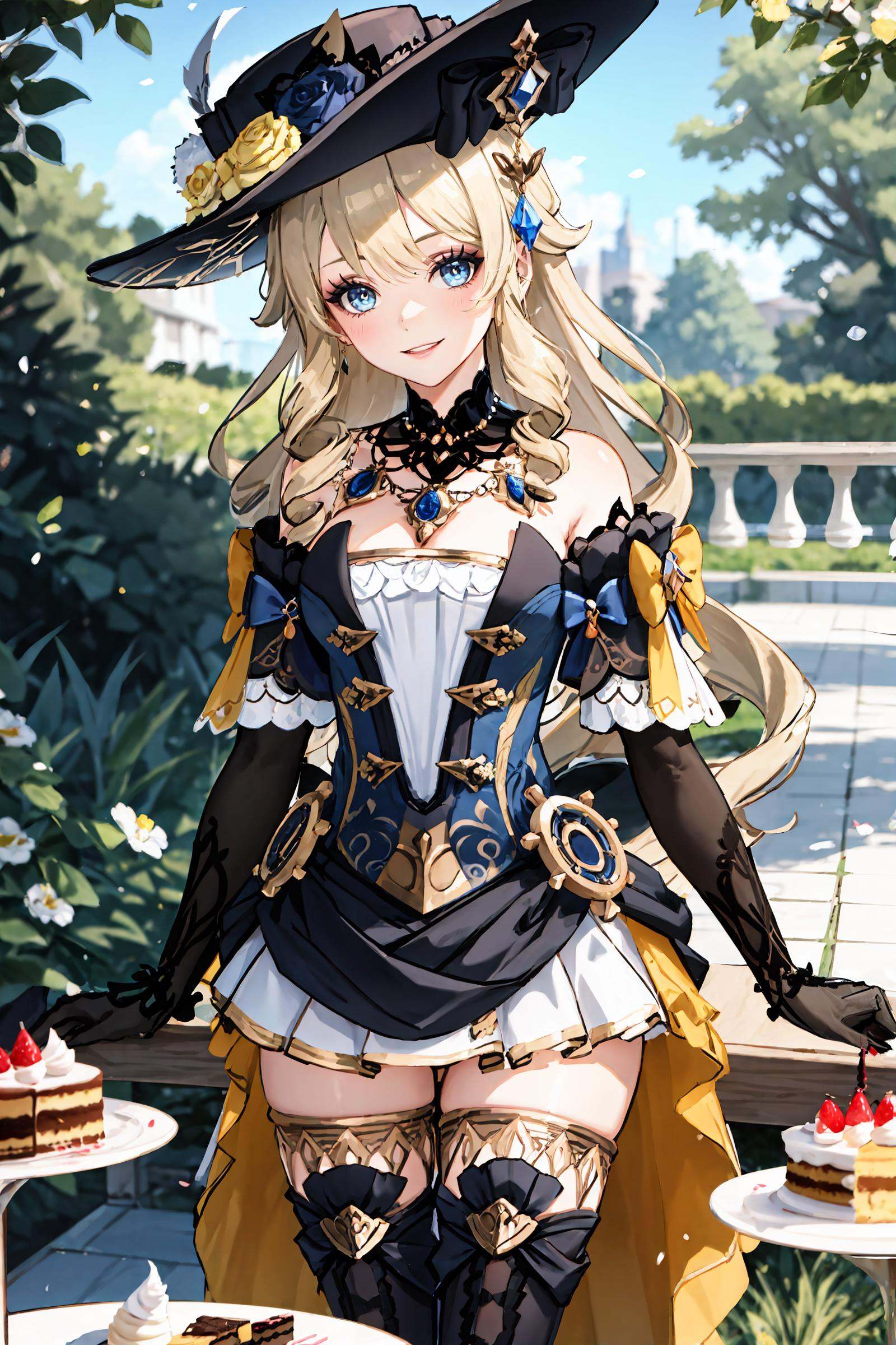 1girl,  navia \(genshin impact\),  solo on Tensor.Art
