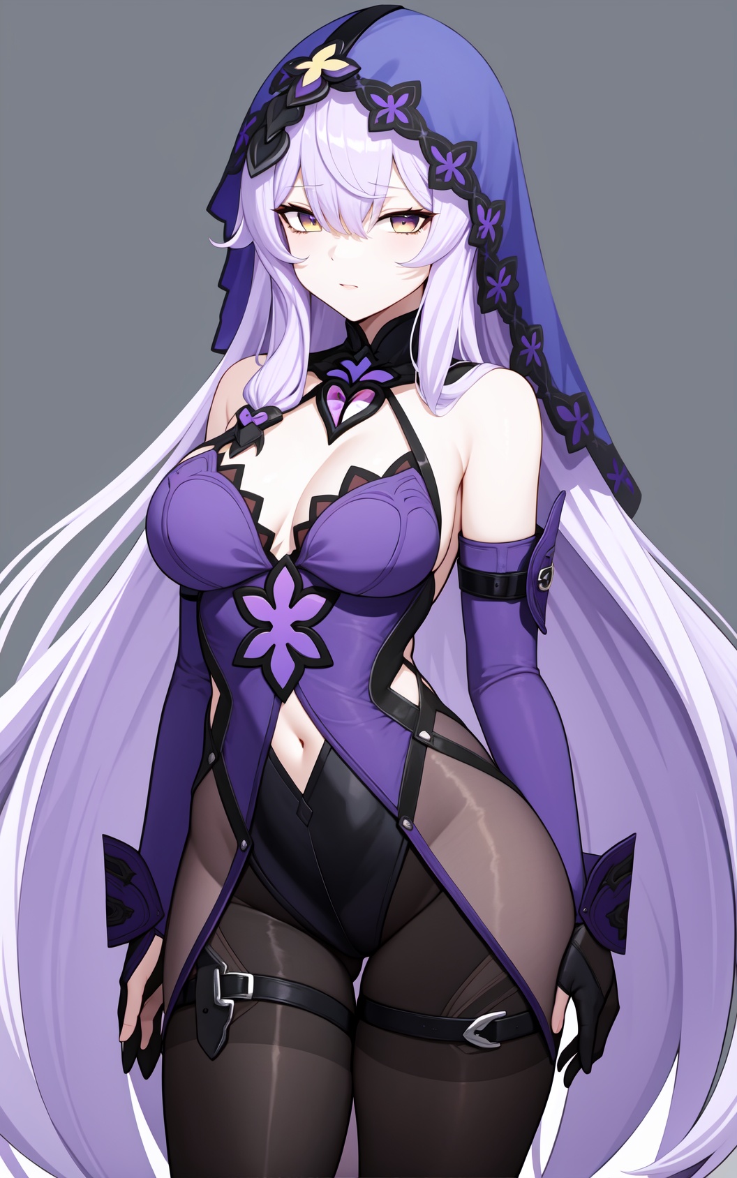 heitiane,  long hair,  gloves on Tensor.Art