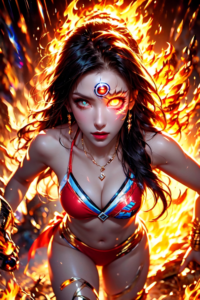 superwoman,  bikini,  glow on Tensor.Art