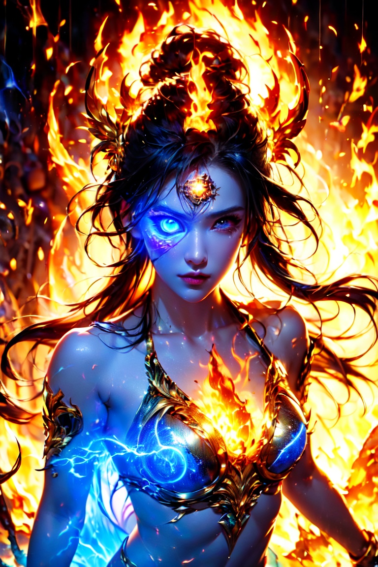 superwoman,  bikini,  glow on Tensor.Art