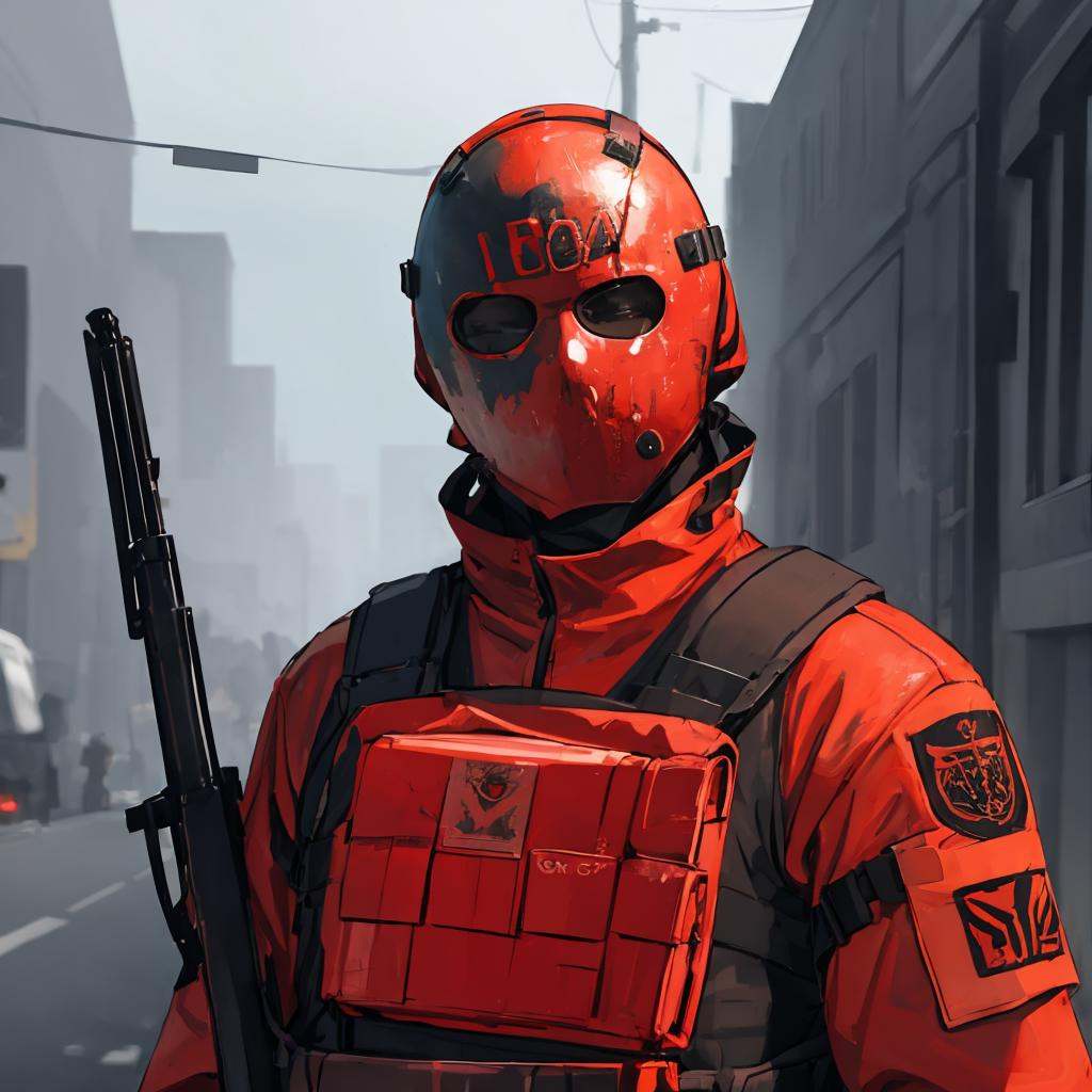 red theme ,  masterpiece,  best quality on Tensor.Art