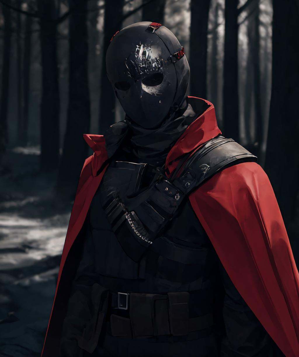 red theme,  dark theme,  masterpiece on Tensor.Art