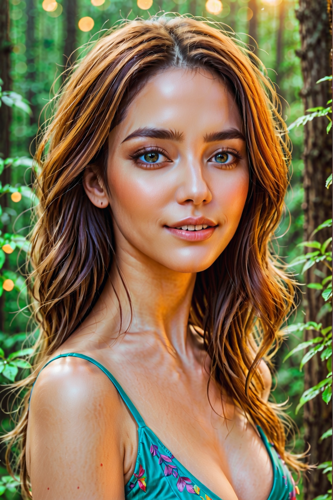 Generate an awe-inspiring and beautiful image that captures the viewer's imagination and evokes a sense of wonder. A surre...