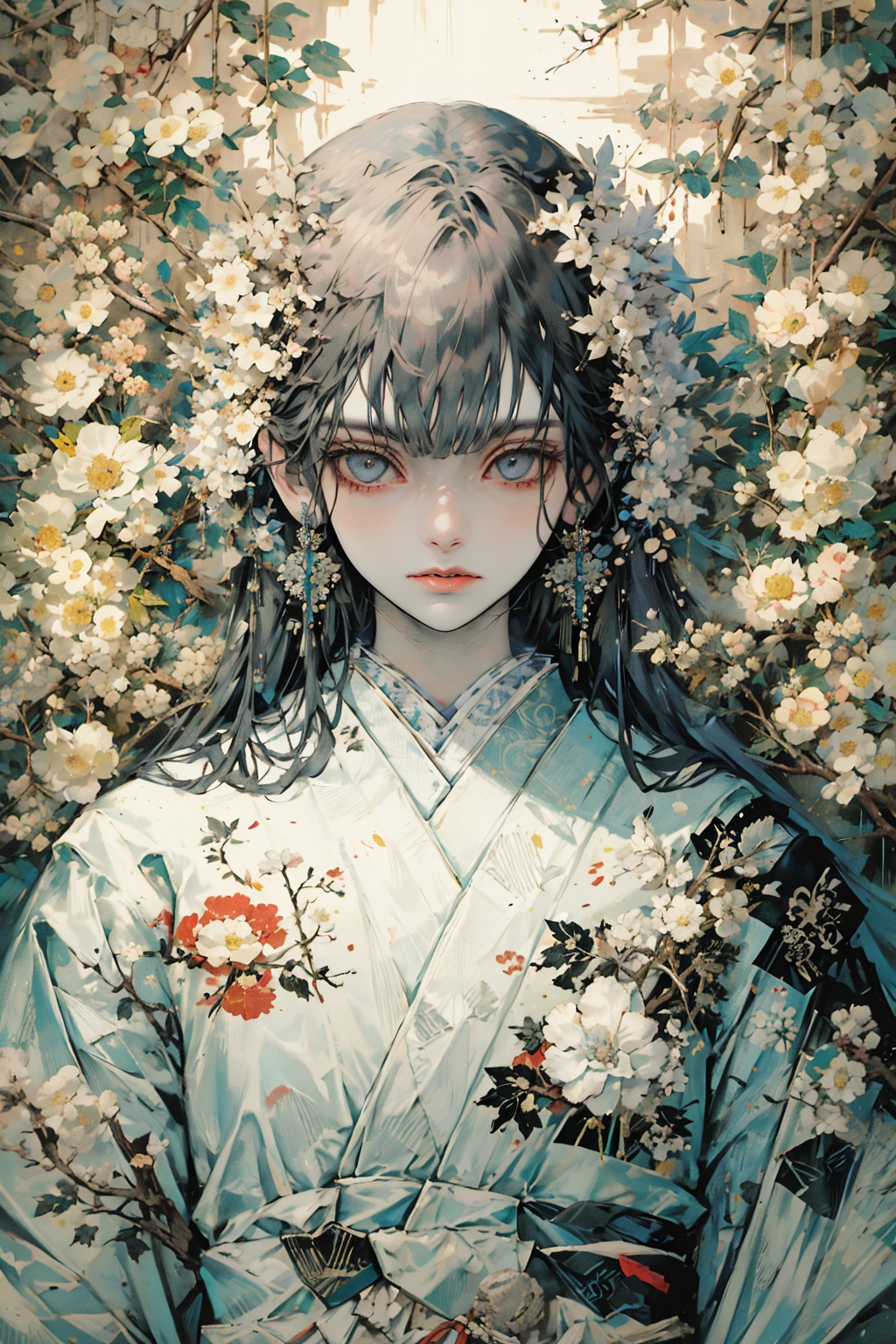 1girl,  solo,  long hair on Tensor.Art